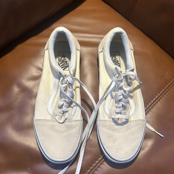 Vans Old Skool Suede White Sz 9 - Picture 5 of 5